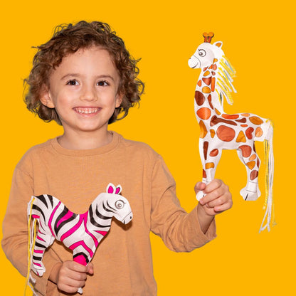Aufblasbare Malvorlagen - Malvorlagen Zebras und Giraffen