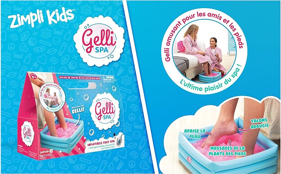 Spa gonflable pour les pieds à domicile zimpli