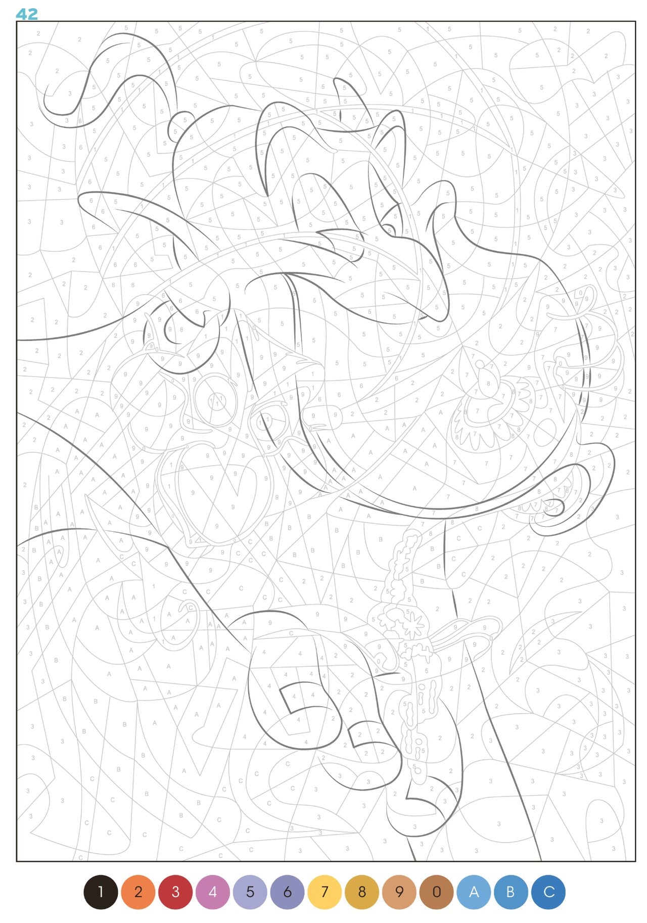 LIVRE DE COLORIAGE - Grand Bloc Disney Trompe-l'oeil