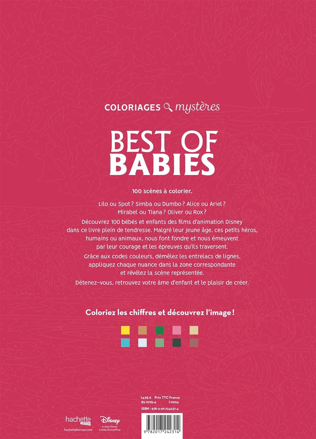 MALBUCH - Best of Babies Disney