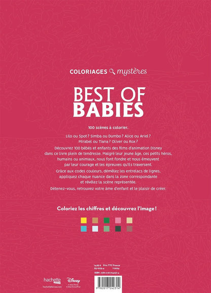 LIVRE DE COLORIAGE - Best of Babies Disney Hachette Heroes