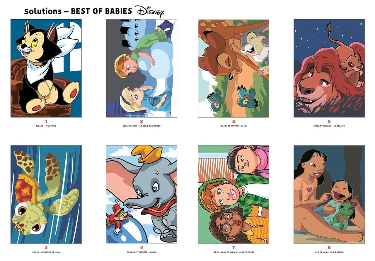 MALBUCH - Best of Babies Disney