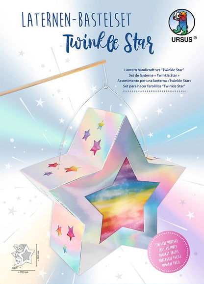 Kit de création de lanternes « Twinkle Star », argenté URSUS®