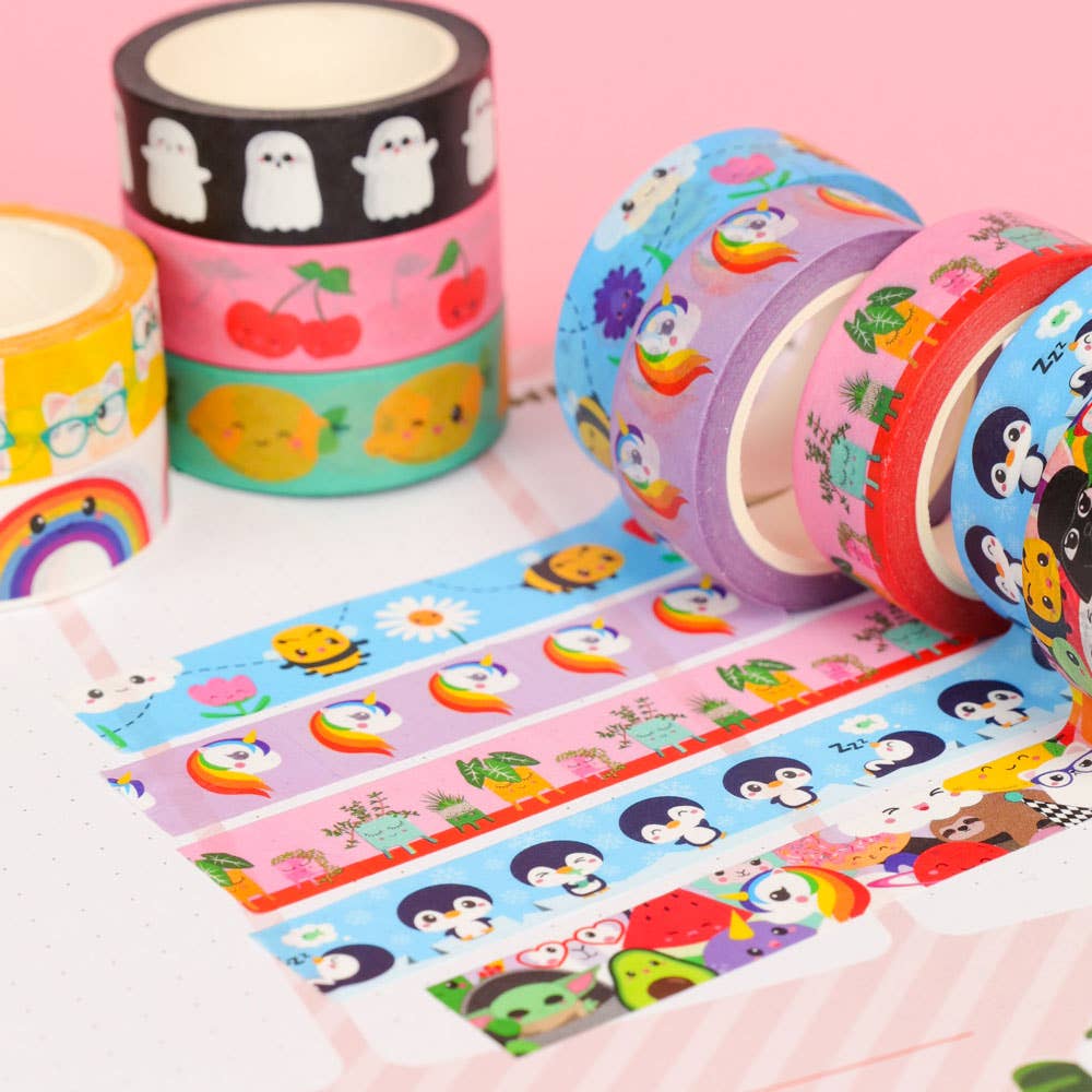 Washi Tape Citron – Ruban Adhésif Décoratif Kawaii & Bullet Journal Studio Inktvis B.V.