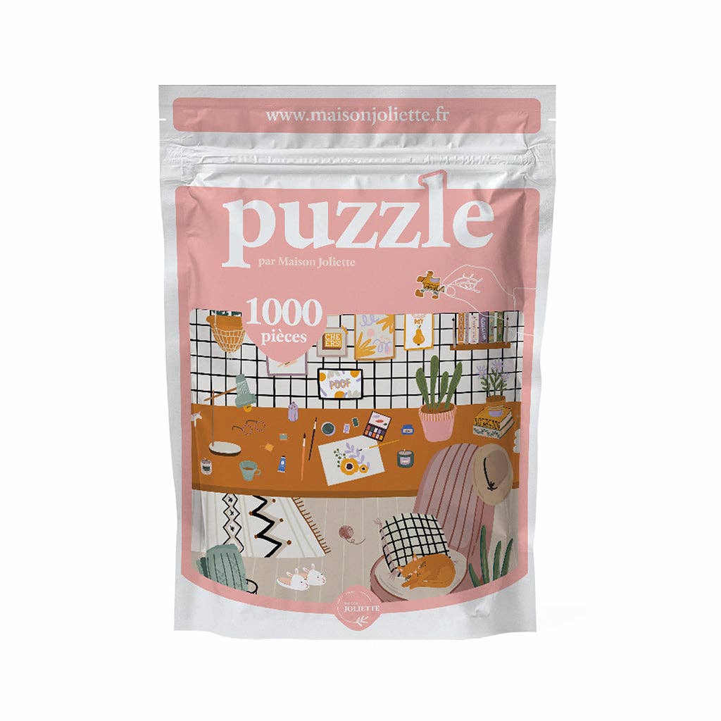 Puzzle 1000 pièces L'atelier: 1000 pièces Maison Joliette