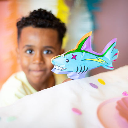 Coloriages gonflables - Requin & Dauphin à colorier Ara-Créative