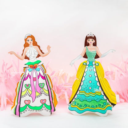 Pack Anniversaire - x8 Princesses Coloriages Gonflables Ara-Créative