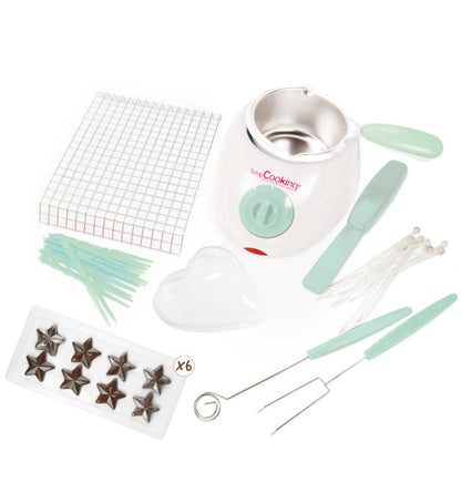 Atelier Chocolat – Appareil à Fondue Chocolat ScrapCooking® | Kit complet 33 pièces ScrapCooking