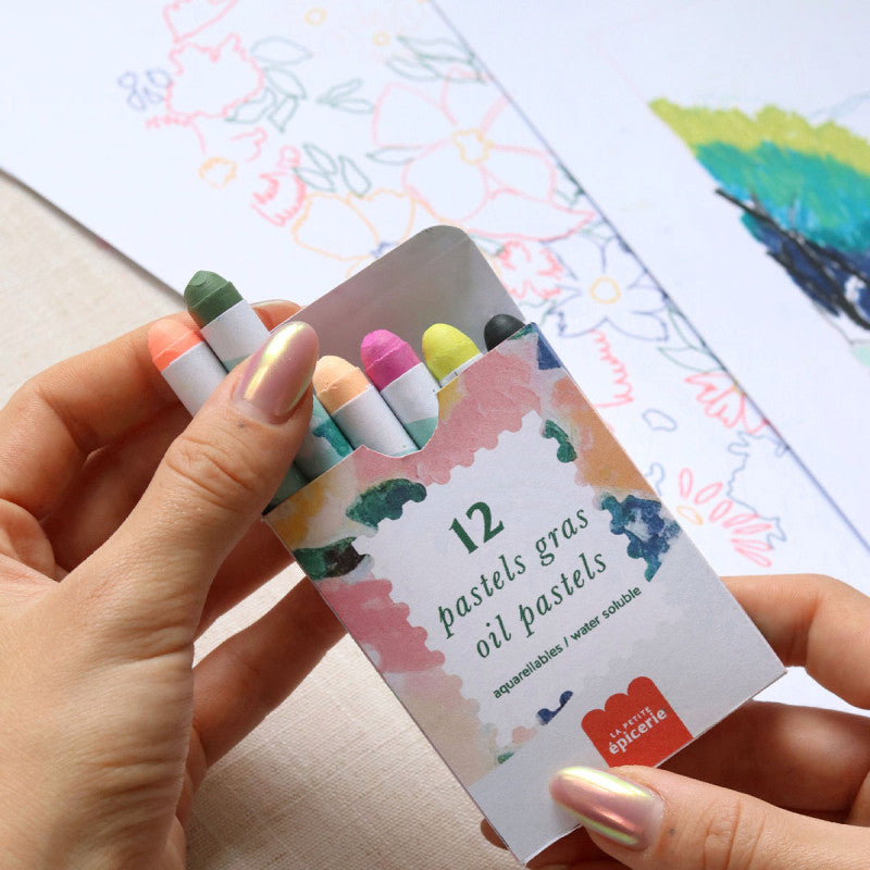 Kit d’Initiation au Pastel Gras Aquarellable – DIY Home Déco MKMI La Petite Épicerie LA PETITE EPICERIE