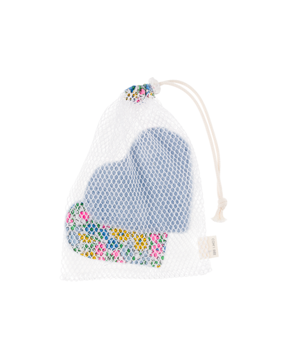 Kit Couture Lingettes Lavables Cœur & Filet Amélie – DIY Zéro Déchet Liberty Com'1 Idée