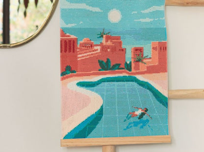 Coffret Petit Diamond Tenerife – Diamond Painting 30x40 cm | Illustration Petra Lidze LA PETITE EPICERIE