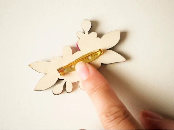 Kit DIY Mes Broches Fleuries en Acrylique – Créez 2 Broches Colorées LA PETITE EPICERIE