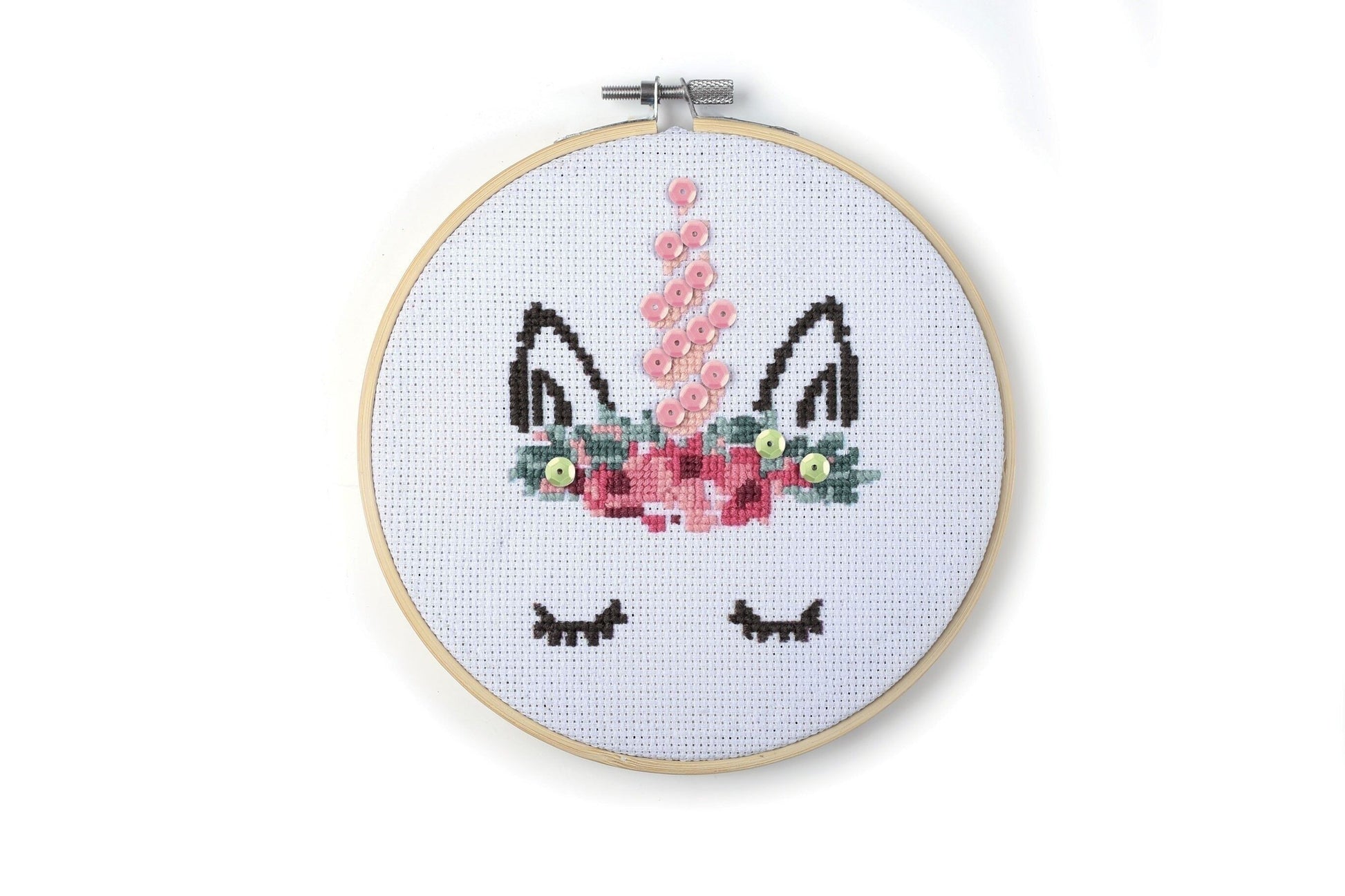 Kit tambour à broder licorne en bois Graine Créative – Kit broderie DIY enfant GRAINE CREATIVE