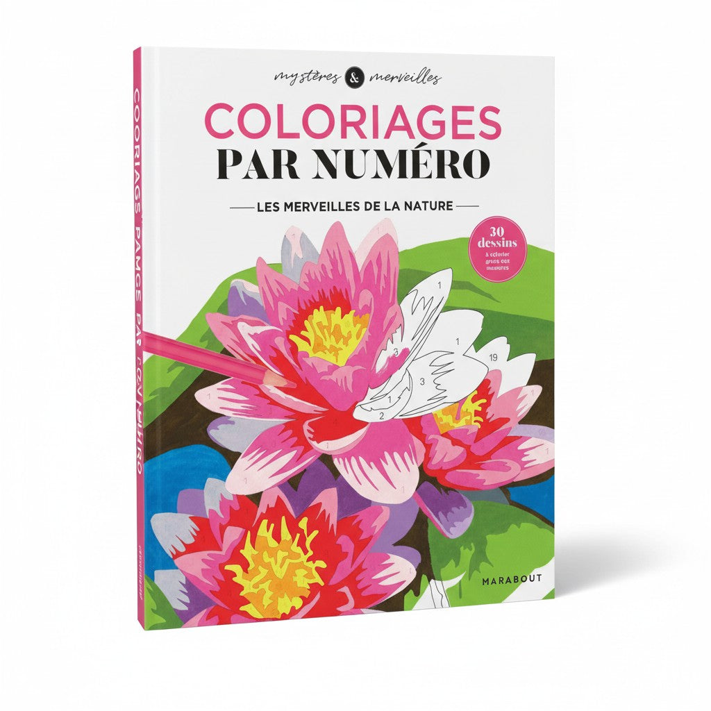 Coloriages mystères Les merveilles de la nature – Livre de coloriage créatif Edition Marabout Editions Marabout
