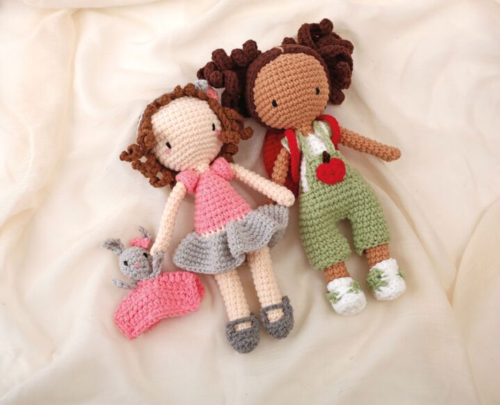 Kit Jolie Poupée à Crocheter Iris – Graine Créative x Ligne Rétro | Amigurumi DIY GRAINE CREATIVE