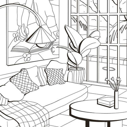 Activité coloriage relaxante thème décoration