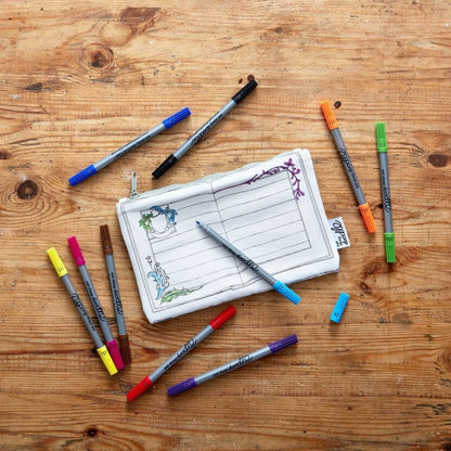 Trousse à colorier Contes de fées lavable – Trousse créative avec feutres eatsleepdoodle EU