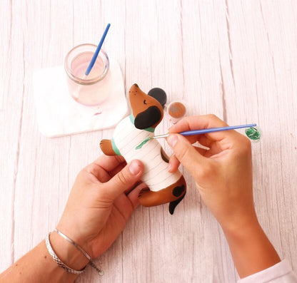 Kit Céramique Teckel à Décorer – Activité DIY Créative Graine Créative GRAINE CREATIVE