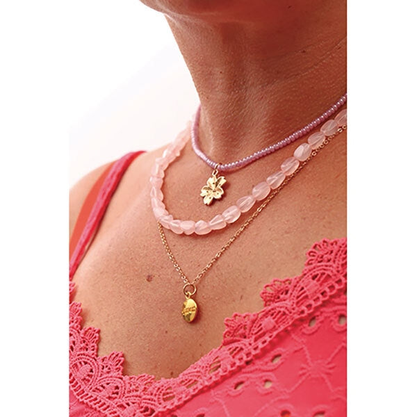 Kit Bijoux DIY & Relax Quartz – Création Bijoux Quartz Rose & Doré GRAINE CREATIVE