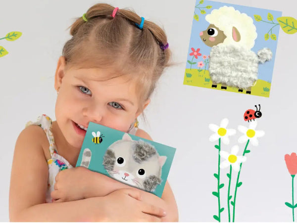 Laine à lacer animaux – Coffret créatif Mes doux compagnons Créa lign