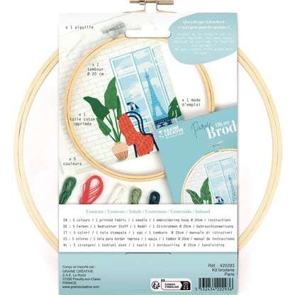 Kit Broderie Partielle Paris – Graine Créative GRAINE CREATIVE