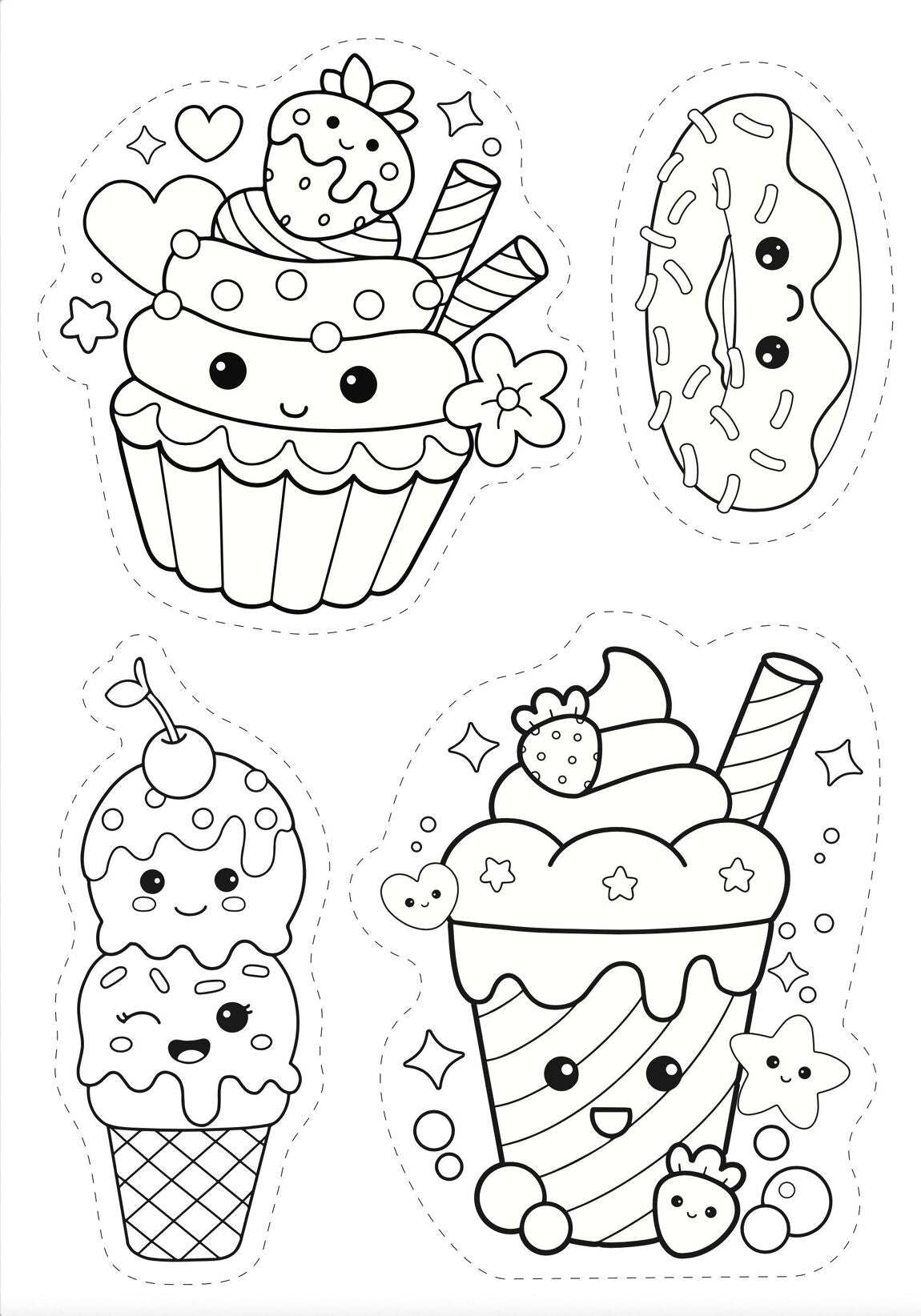 Kit Plastique Dingue Magnets Kawaï – 7 Aimants DIY à Colorier GRAINE CREATIVE