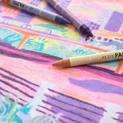 Activité créative pastel par numéro relaxante pour adultes et ados