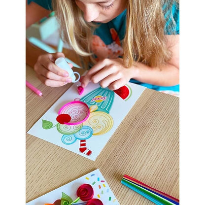 Coffret Quilling Sweet Treats BOX CANDIY® – Kit Créatif Papier Gourmand Enfant dès 6 ans JOY!