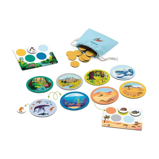 Naturo Mondo Djeco – Jeu de Loto Éducatif Animaux & Milieux Naturels Djeco