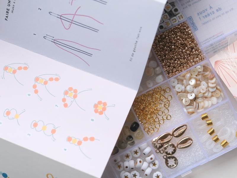 Maxi Boîte Piña Colada – Perles & apprêts bijoux DIY (20 compartiments) LA PETITE EPICERIE