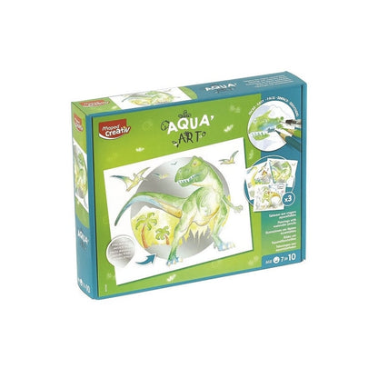 Aqua’Art – Kit aquarelle Dinosaures pour enfants dès 7 ans Maped