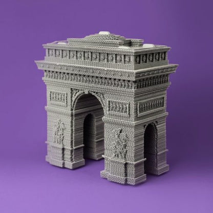 Puzzle 3D en carton CARTONIC® Modèle Arc de Triomphe Cartonic