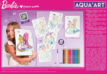 Aqua’Art Barbie Sirène – Maxi kit aquarelle Dreamtopia dès 7 ans Maped