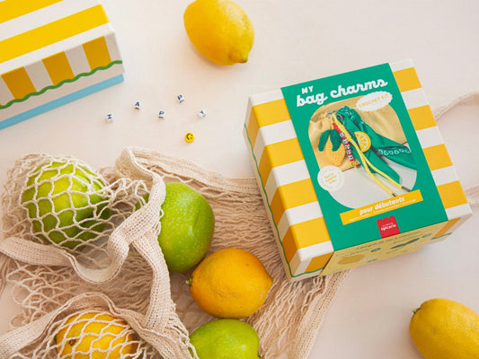 Kit DIY Crochet Bag Charms Dolce Vita – Kit Crochet Débutant Citron LA PETITE EPICERIE