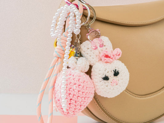 Kit Crochet Débutant – Bag Charms Glam Pink 💕 | DIY kawaii et girly | La Petite Épicerie LA PETITE EPICERIE