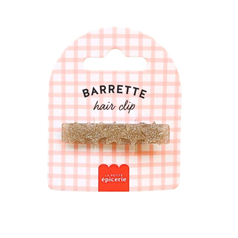 Barrette Étoile Champagne scintillante – La Petite Épicerie LA PETITE EPICERIE