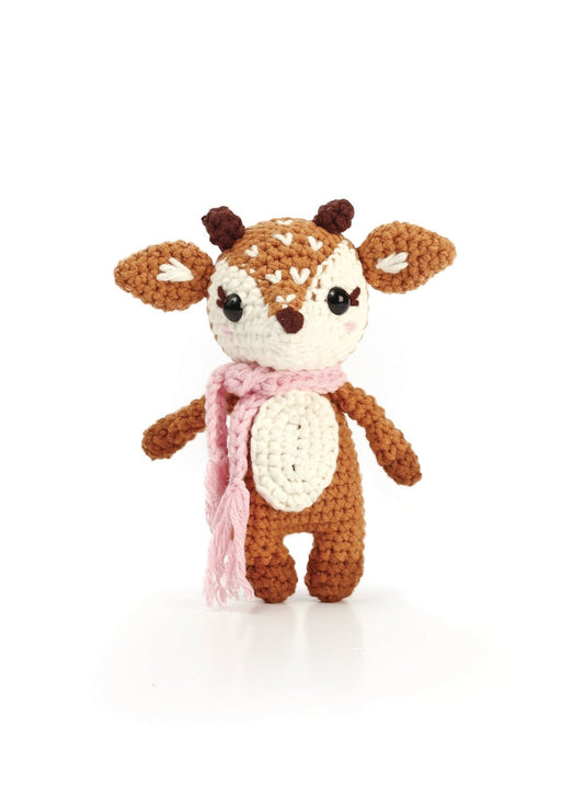 Kit Crochet Amigurumi Biche 17 cm – Doudou DIY Kawaii Graine Créative GRAINE CREATIVE