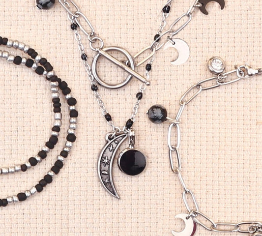 Kit DIY Parure Argentée Inoxydable – Créez 4 Bijoux Tendance GRAINE CREATIVE