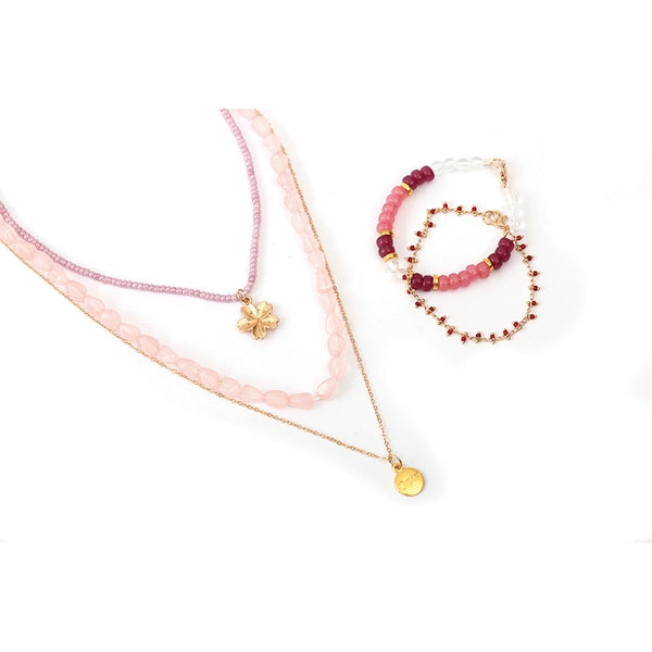 Kit Bijoux DIY & Relax Quartz – Création Bijoux Quartz Rose & Doré GRAINE CREATIVE
