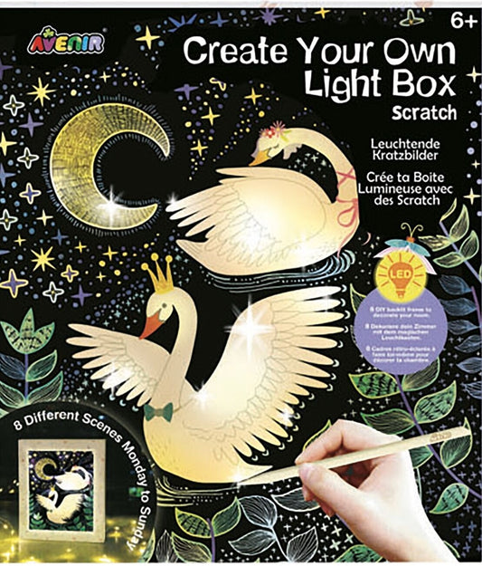 Boîte Lumineuse à Gratter Voyage Magique – Activité Créative Enfant GRAINE CREATIVE
