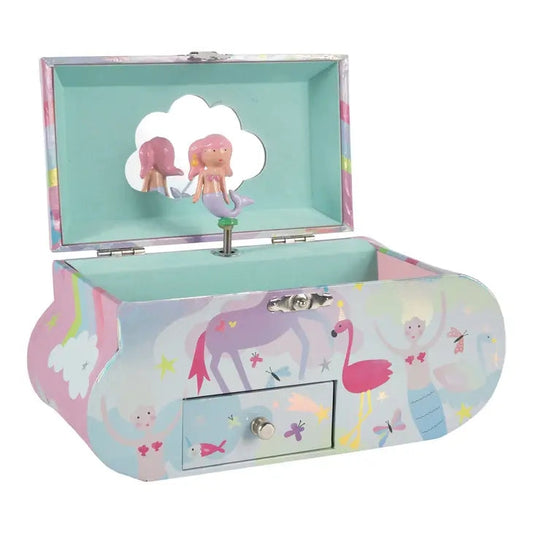 Boîte à Bijoux Musicale Nuage “Petite Sirène” – Coffret Musical Enfant Féérique Com'1 Idée