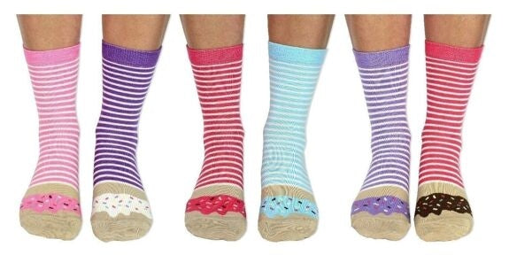 Coffret Chaussettes Donuts – 6 Chaussettes Impaires Fantaisie | United Oddsocks (37-42) United Oddsocks