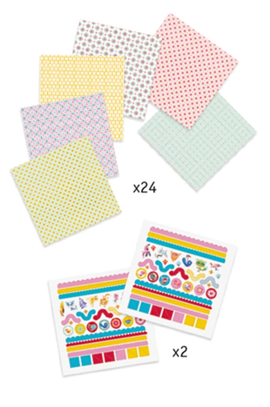 Origami Petites Boîtes Djeco – Kit Créatif Pliage Papier Enfant Djeco