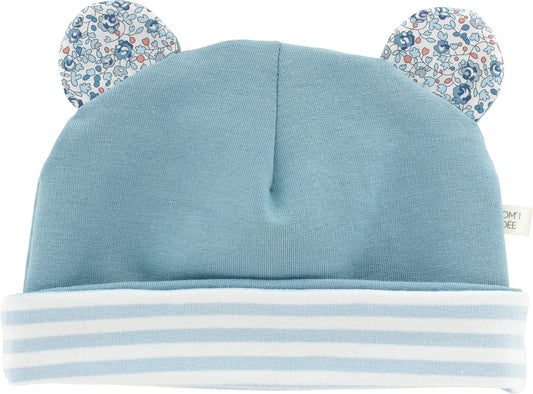 Kit Couture Naissance “Marin” – Bonnet & Chaussons Bébé Liberty DIY Com'1 Idée