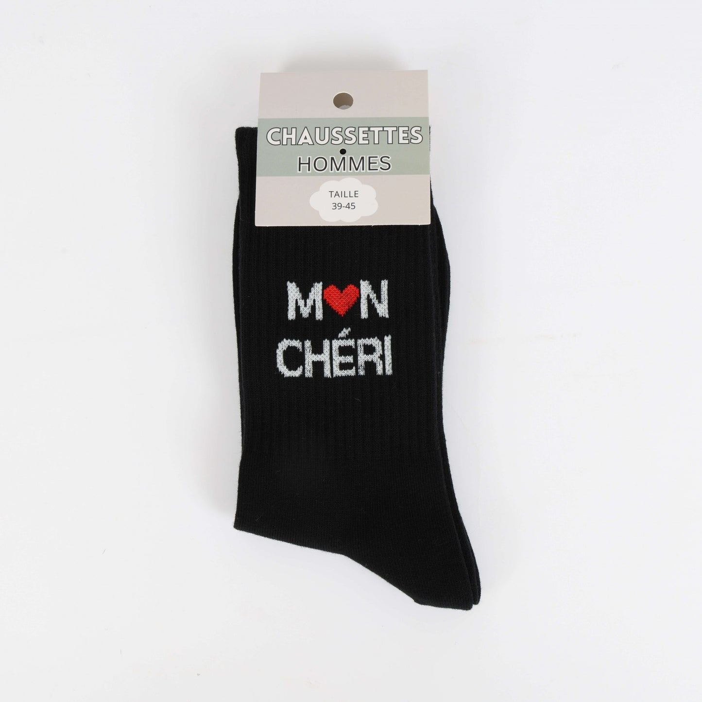 box cadeau 3 paires chaussettes homme message amour 15 euros