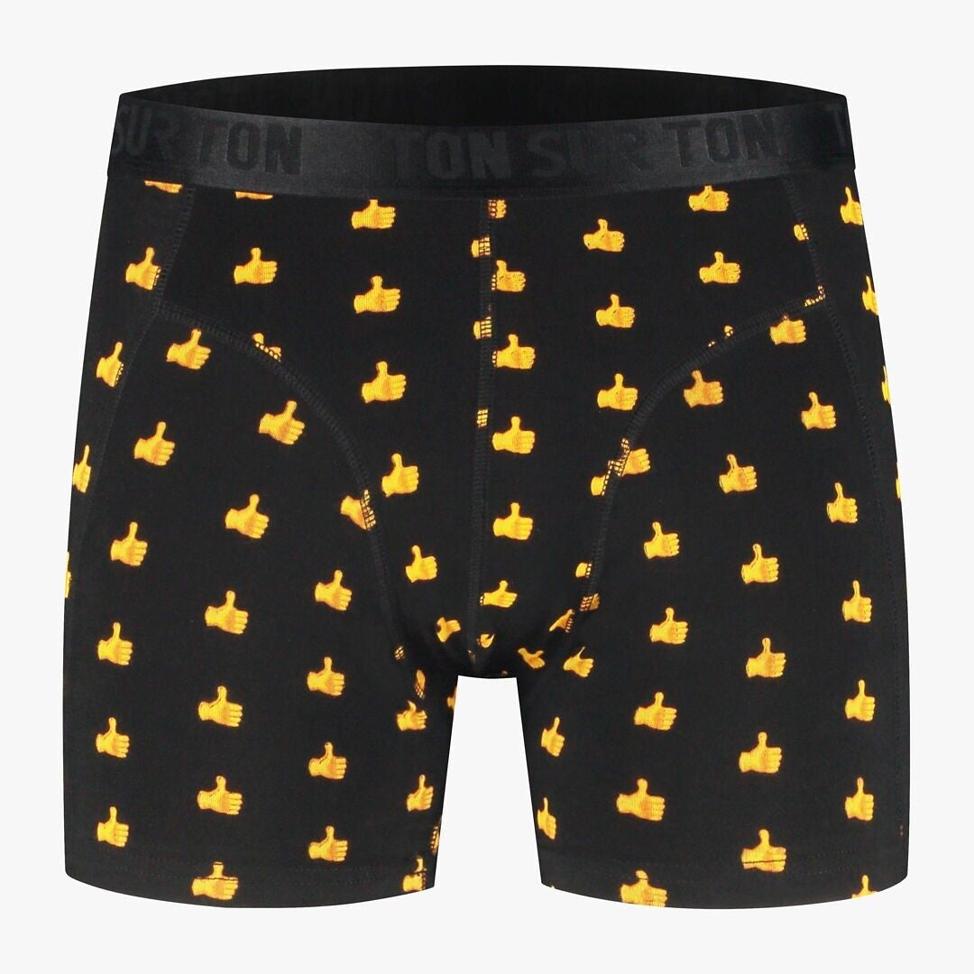 Classique Papa – Coffret homme boxer & chaussettes assortis – Coton bio GOTS Ton sur Ton