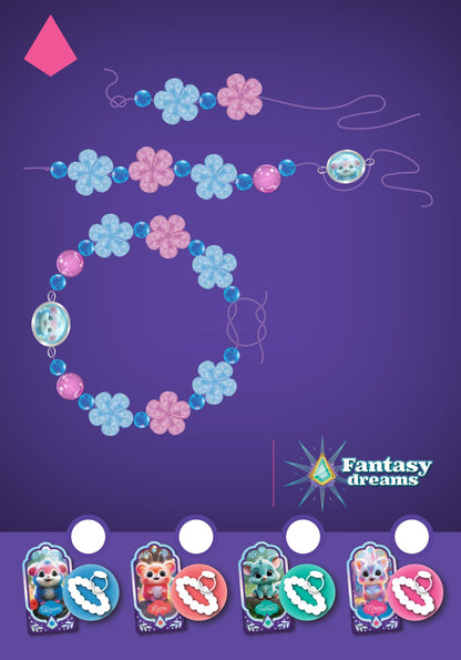 Bracelet créatif BLOOM à assembler dans une boîte mystère bijoux enfant