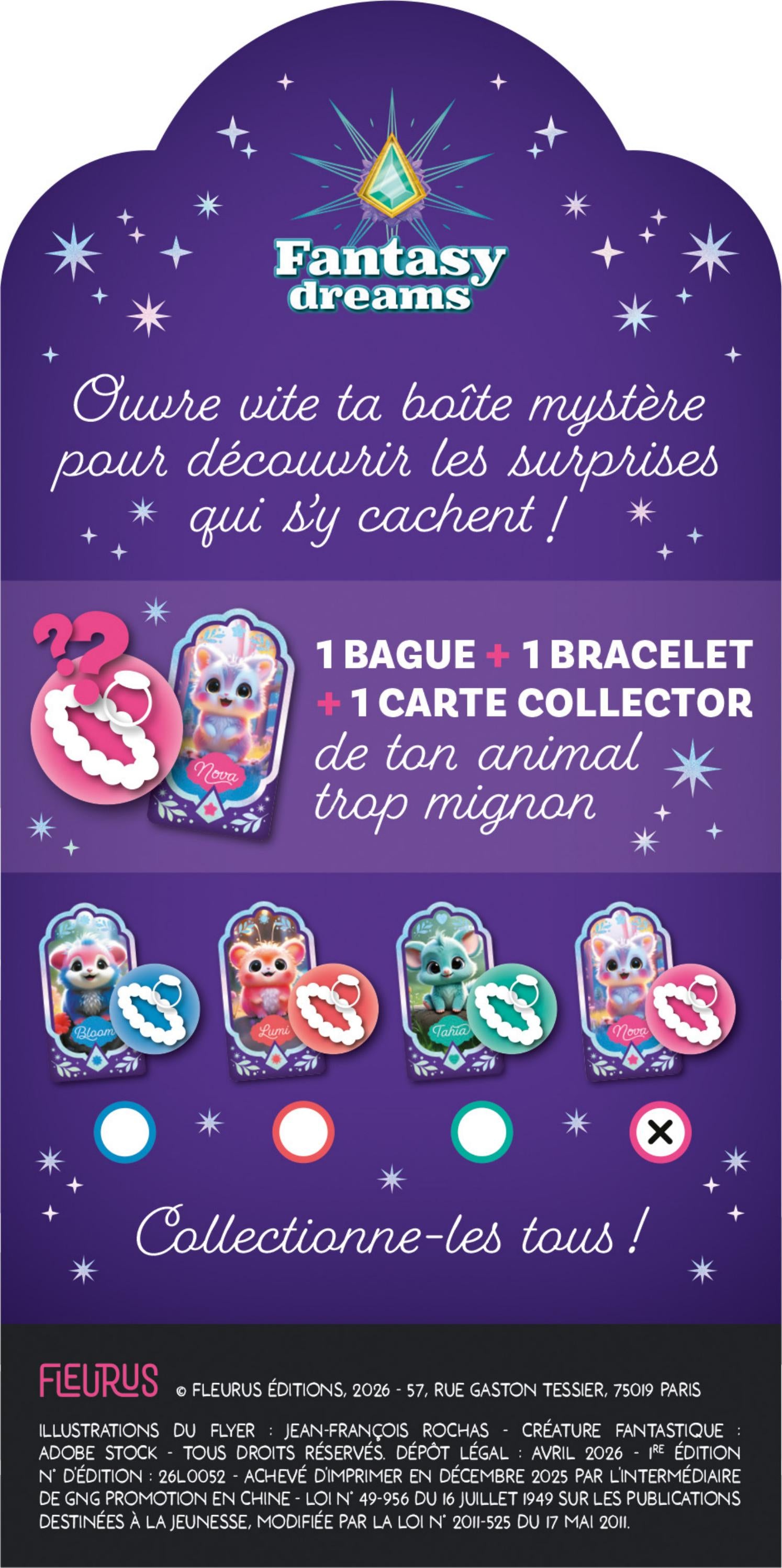 Bracelet à fabriquer dans le coffret Mes Bijoux Surprise NOVA