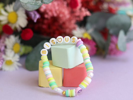 Perles Lettres "Bisous" pour Bracelet Personnalisé – Bijoux DIY LA PETITE EPICERIE
