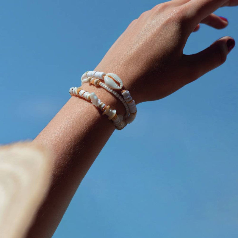 Kit DIY Bijouterie – Mes Bracelets en Perles Heishi | Créez jusqu’à 6 Bracelets Tendance LA PETITE EPICERIE